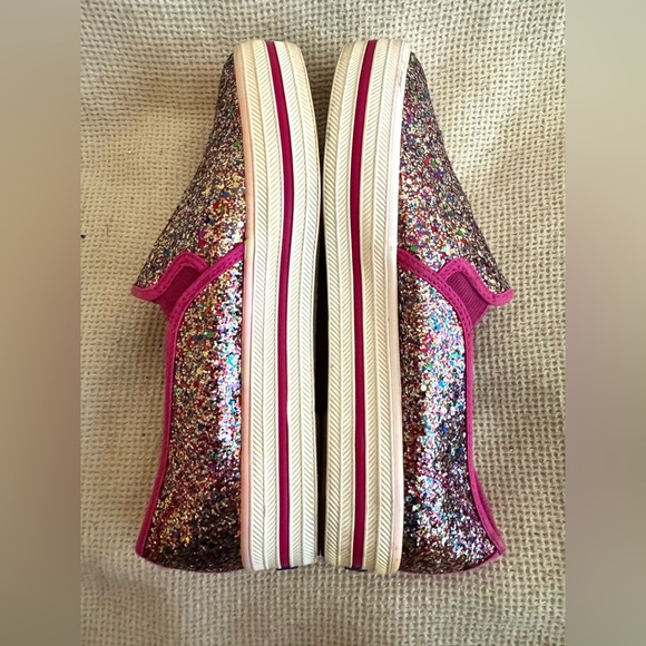 Kate Spade Multicolor Glitter Slip-on Keds - Picture 3 of 5